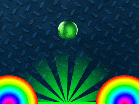 Gif of fire particle animation