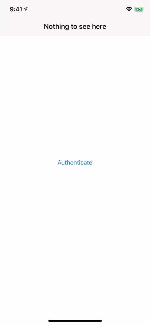 Gif of working app.